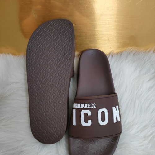 Replica Dsquared Slippers For Men #1216178 $48.00 USD for Wholesale