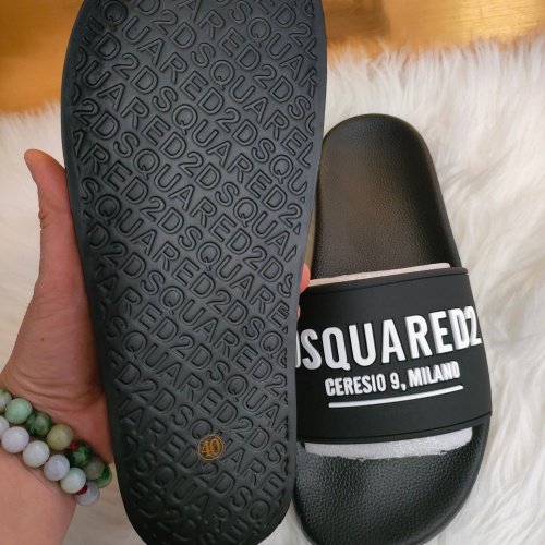 Replica Dsquared Slippers For Men #1216184 $48.00 USD for Wholesale