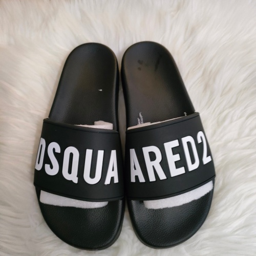 Wholesale Dsquared Slippers For Women #1216185 $48.00 USD, Wholesale Quality Replica Dsquared Slippers