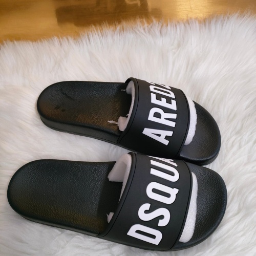 Replica Dsquared Slippers For Men #1216186 $48.00 USD for Wholesale