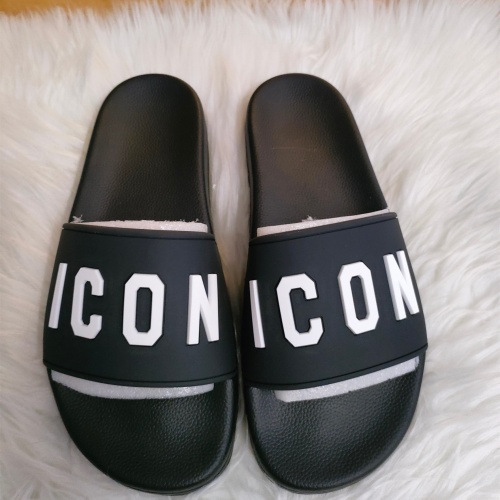 Wholesale Dsquared Slippers For Women #1216187 $48.00 USD, Wholesale Quality Replica Dsquared Slippers