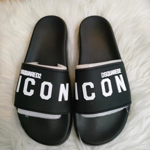 Wholesale Dsquared Slippers For Women #1216191 $48.00 USD, Wholesale Quality Replica Dsquared Slippers