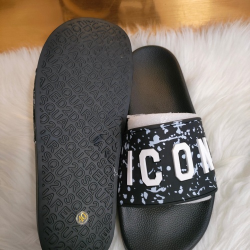 Replica Dsquared Slippers For Men #1216196 $48.00 USD for Wholesale