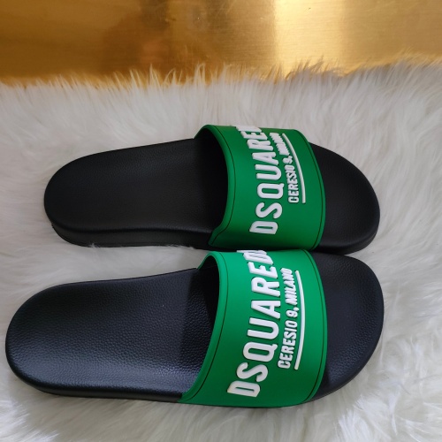 Replica Dsquared Slippers For Men #1216208 $48.00 USD for Wholesale