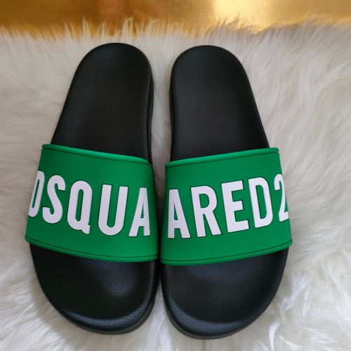 Wholesale Dsquared Slippers For Women #1216209 $48.00 USD, Wholesale Quality Replica Dsquared Slippers