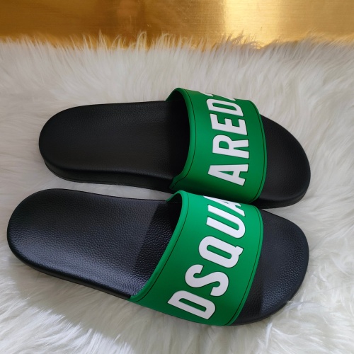 Replica Dsquared Slippers For Men #1216210 $48.00 USD for Wholesale