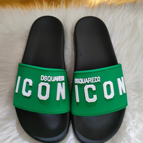 Wholesale Dsquared Slippers For Women #1216219 $48.00 USD, Wholesale Quality Replica Dsquared Slippers