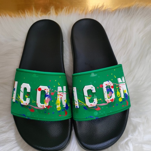 Wholesale Dsquared Slippers For Women #1216221 $48.00 USD, Wholesale Quality Replica Dsquared Slippers