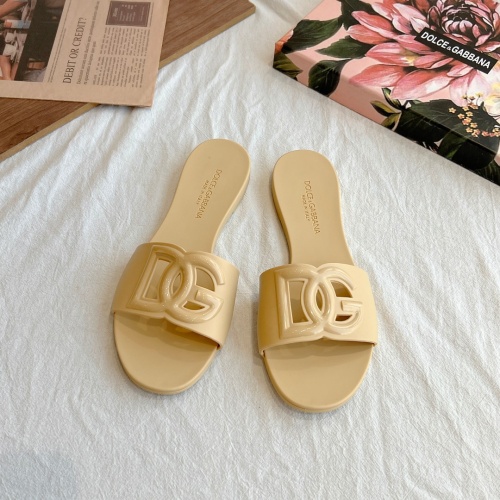 Wholesale Dolce &amp; Gabbana D&amp;G Slippers For Women #1216233 $42.00 USD, Wholesale Quality Replica Dolce &amp; Gabbana D&amp;G Slippers