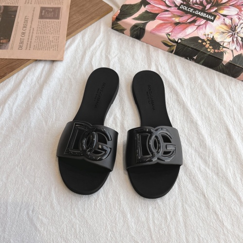Wholesale Dolce &amp; Gabbana D&amp;G Slippers For Women #1216236 $42.00 USD, Wholesale Quality Replica Dolce &amp; Gabbana D&amp;G Slippers