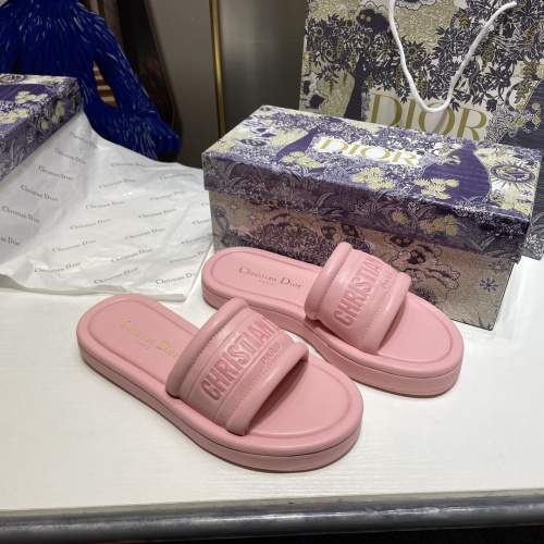 Replica Christian Dior Slippers For Women #1216247 $52.00 USD for Wholesale