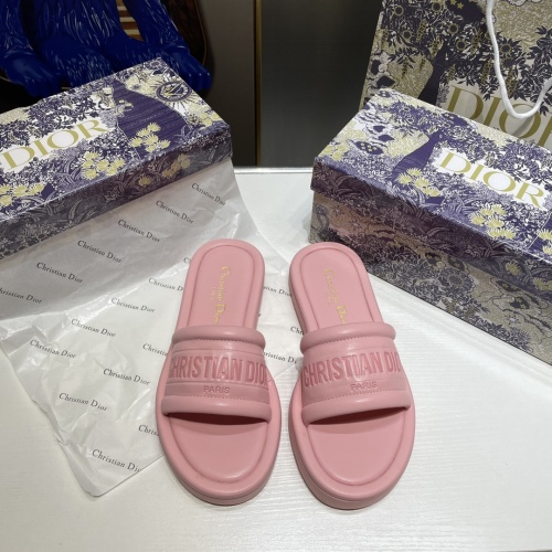 Replica Christian Dior Slippers For Women #1216247 $52.00 USD for Wholesale