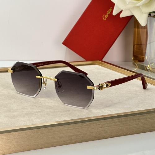 Wholesale Cartier AAA Quality Sunglassess #1216251 $68.00 USD, Wholesale Quality Replica Cartier AAA Quality Sunglassess