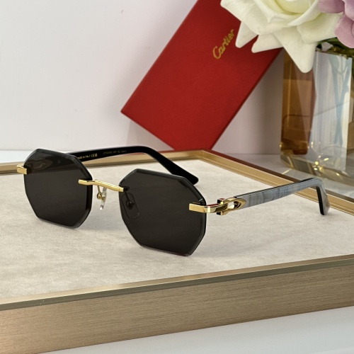 Wholesale Cartier AAA Quality Sunglassess #1216255 $68.00 USD, Wholesale Quality Replica Cartier AAA Quality Sunglassess