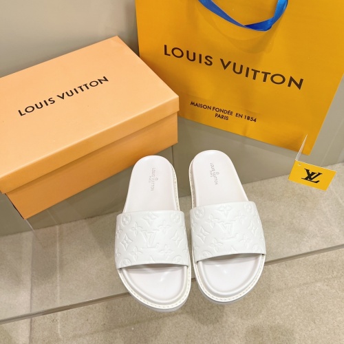 Wholesale Louis Vuitton Slippers For Women #1216263 $56.00 USD, Wholesale Quality Replica Louis Vuitton Slippers