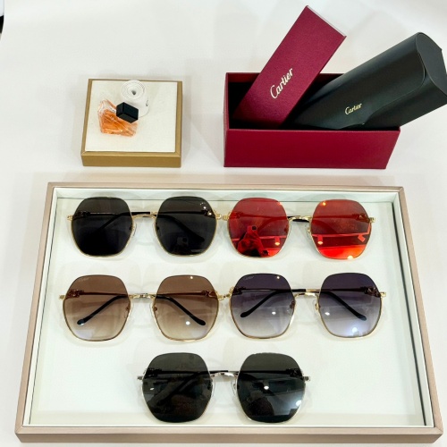 Replica Cartier AAA Quality Sunglassess #1216266 $68.00 USD for Wholesale