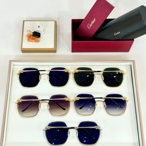 Replica Cartier AAA Quality Sunglassess #1216266 $68.00 USD for Wholesale