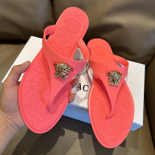 Wholesale Versace Slippers For Women #1216273 $45.00 USD, Wholesale Quality Replica Versace Slippers