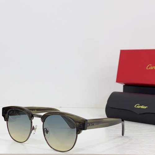 Wholesale Cartier AAA Quality Sunglassess #1216275 $64.00 USD, Wholesale Quality Replica Cartier AAA Quality Sunglassess