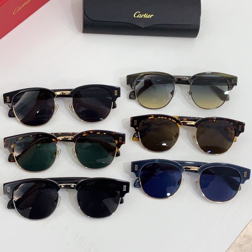 Replica Cartier AAA Quality Sunglassess #1216280 $64.00 USD for Wholesale