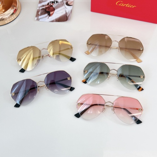 Replica Cartier AAA Quality Sunglassess #1216288 $45.00 USD for Wholesale