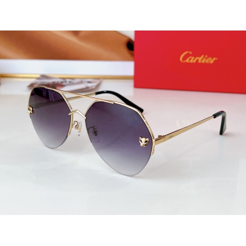 Wholesale Cartier AAA Quality Sunglassess #1216291 $45.00 USD, Wholesale Quality Replica Cartier AAA Quality Sunglassess