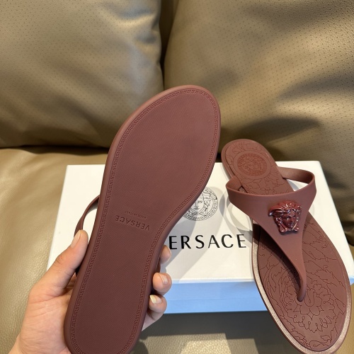 Replica Versace Slippers For Women #1216293 $45.00 USD for Wholesale