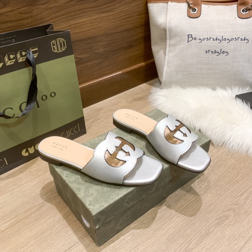 Replica Gucci Slippers For Women #1216299 $56.00 USD for Wholesale