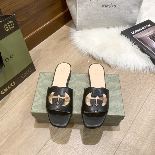 Replica Gucci Slippers For Women #1216302 $56.00 USD for Wholesale