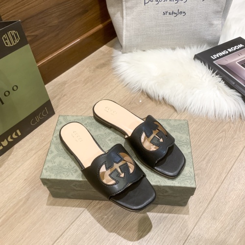 Replica Gucci Slippers For Women #1216302 $56.00 USD for Wholesale