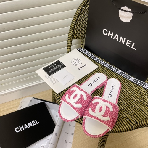 Wholesale Chanel Slippers For Women #1216313 $56.00 USD, Wholesale Quality Replica Chanel Slippers