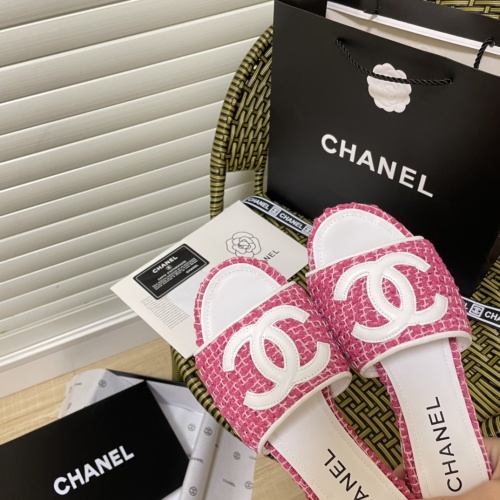 Replica Chanel Slippers For Women #1216313 $56.00 USD for Wholesale