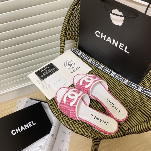 Replica Chanel Slippers For Women #1216313 $56.00 USD for Wholesale