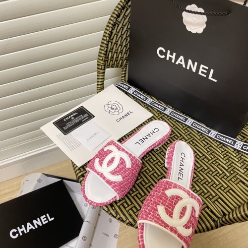 Replica Chanel Slippers For Women #1216313 $56.00 USD for Wholesale