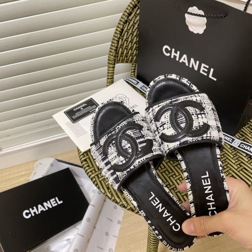 Replica Chanel Slippers For Women #1216318 $56.00 USD for Wholesale