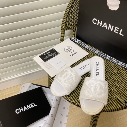 Replica Chanel Slippers For Women #1216320 $56.00 USD for Wholesale