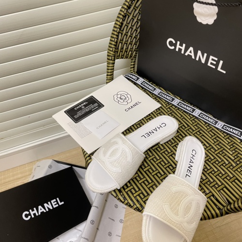 Replica Chanel Slippers For Women #1216320 $56.00 USD for Wholesale