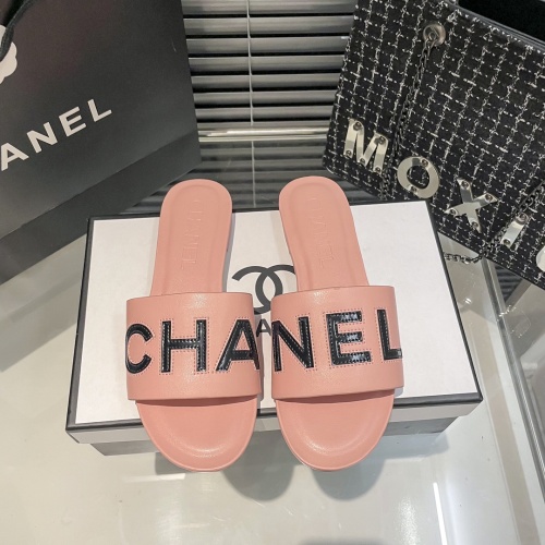 Wholesale Chanel Slippers For Women #1216330 $56.00 USD, Wholesale Quality Replica Chanel Slippers