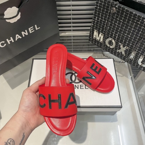 Replica Chanel Slippers For Women #1216332 $56.00 USD for Wholesale