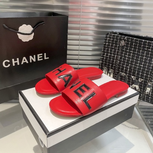 Replica Chanel Slippers For Women #1216332 $56.00 USD for Wholesale