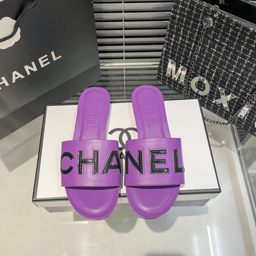 Wholesale Chanel Slippers For Women #1216333 $56.00 USD, Wholesale Quality Replica Chanel Slippers