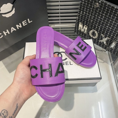 Replica Chanel Slippers For Women #1216333 $56.00 USD for Wholesale