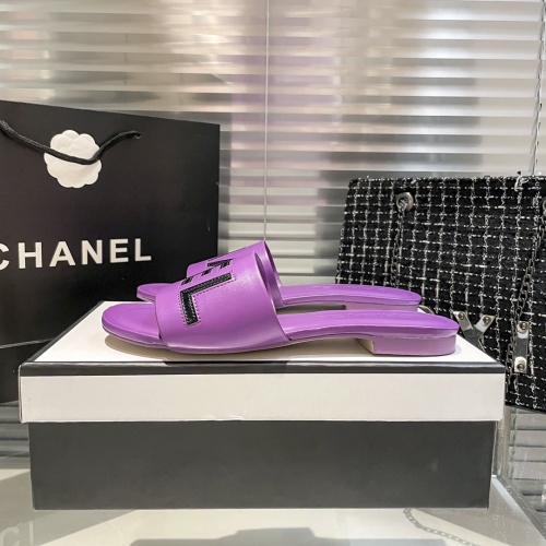 Replica Chanel Slippers For Women #1216333 $56.00 USD for Wholesale