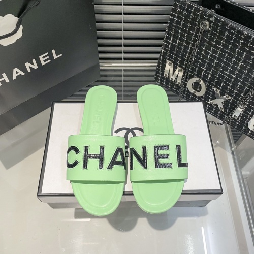 Wholesale Chanel Slippers For Women #1216335 $56.00 USD, Wholesale Quality Replica Chanel Slippers