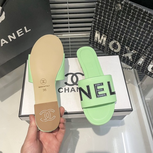 Replica Chanel Slippers For Women #1216335 $56.00 USD for Wholesale