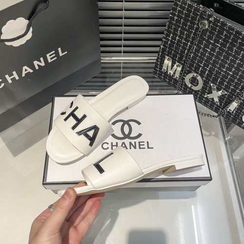 Replica Chanel Slippers For Women #1216337 $56.00 USD for Wholesale