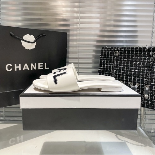 Replica Chanel Slippers For Women #1216337 $56.00 USD for Wholesale