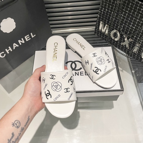 Replica Chanel Slippers For Women #1216341 $56.00 USD for Wholesale