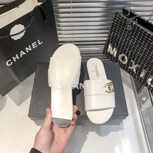 Replica Chanel Slippers For Women #1216343 $56.00 USD for Wholesale