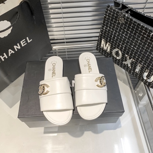 Replica Chanel Slippers For Women #1216343 $56.00 USD for Wholesale